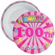 Pink Rays 100th Birthday Badge - Age 100 Badge