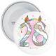 28th Birthday Badge with Candles and Pink Background - Age 28 Badge