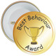 Pack of 20 School School Behaviour Award Badge (gold)