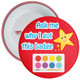 Pack of 20 School Ask My Why I Got This Badge Red 2 (Art Theme)