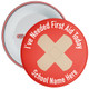 Pack of 20 School Red I've Needed First Aid Today Badge - First Aid Badge