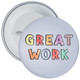 Pack of 20 School Grey Great Work Badge