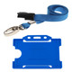 Blue Card Holder & Lanyard Set