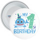 Shark My 1st Birthday Badge – Age 1