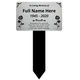 Personalised Memorial Plaque - In Loving Memory Plaque - Rose