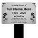 Personalised Memorial Plaque - In Loving Memory Plaque - Rose