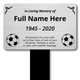 Personalised Memorial Plaque - In Loving Memory Plaque - Football
