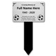 Personalised Memorial Plaque - In Loving Memory Plaque - Football