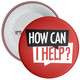 Red How Can I Help Badge - Retail Badge