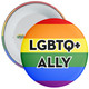 LGBTQ+ Ally LGBTQ+ Identity Pin Badge