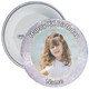 Silver Coloured Personalised Photo Birthday Badge 3