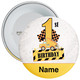Personalised Construction 1st Birthday Badge Child – Age 1