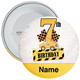 Personalised Construction 7th Birthday Badge Child – Age 7
