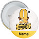 Personalised Construction 9th Birthday Badge Child – Age 9