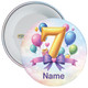 Personalised Balloon 7th Birthday Badge – Age 7