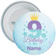 Personalised Mermaid 9th Birthday Badge Child - Age 9