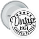 Vintage Established 1951 Limited Edition Birthday Badge - Vintage - Boy - Girl