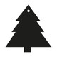 Pack of 3 - Christmas Tree Acrylic Blank