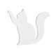 100mm Cat Acrylic Blank Shape 9