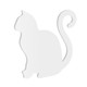 100mm Cat Acrylic Blank Shape 6