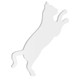 100mm Cat Acrylic Blank Shape 4