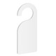 Open Hole Door Hanger Acrylic Blank Sign