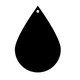 100mm Teardrop Acrylic Blank