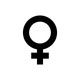 12 Pack - 30mm Female Symbol Acrylic Blank