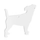 Jack Russell Dog Acrylic Keyring Blank - Pack of 6