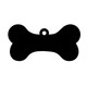 100mm Wide Dog Bone Acrylic Blank