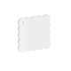 Pack of 6 - Wavy Square Acrylic Keyring Blank