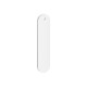 Pack of 6 - Curved Rectangle Acrylic Keyring Blank