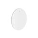 Pack of 6 - Oval Acrylic Keyring Blank