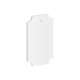 Pack of 6 - Inverted Corner Rectangle Acrylic Keyring Blank
