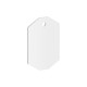 Pack of 6 - 8 Sided Acrylic Keyring Blank
