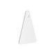 Pack of 6 - Tall Curved Acrylic Keyring Blank