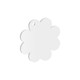 Pack of 6 - Flower Acrylic Keyring Blank