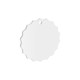 Pack of 6 - Jagged Edge Circle Acrylic Keyring Blank