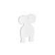 Pack of 6 - Dog Keyring (style 5) Acrylic Blank