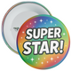 Pack of 20 School Super Star Badge Colourful