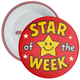 Pack of 20 School Star of The Week Badge - Red