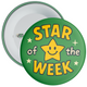 Pack of 20 School Star of The Week Badge - Green