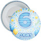 Blue 6th Birthday Badge Child – Age 6 Today