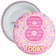 Pink 8th Birthday Badge Child – Age 8 Today