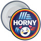 Horny Parody Badge – Supermarket Inspired Adult Novelty Badge