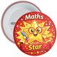 Red Maths Star School Badge Pack - Maths Reward School Badges for Classroom Achievement (Pack of 20)