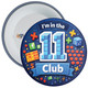 Blue 11 Club Maths School Badge Pack - Maths Club Achievement Badges (Pack of 20)