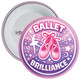 Ballet Brilliance School Reward Badge – Ballet Dance Achievement Badge for Pupils