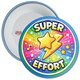 Super Effort School Reward Badge – Star and Lightning Design for Pupils