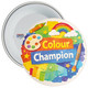 Colour Champion School Reward Badge - Creative Colouring Art Achievement Award